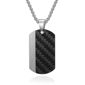 Men's Fashion Jewellery Stainless Steel Geometric Wholesale Necklace Pendant