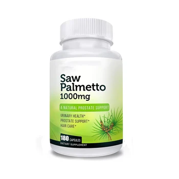 Saw Palmetto Capsules 1000 mg Herbal Supplement for Men Natural Prostate Support Formula Urinary & Prostate Function Support