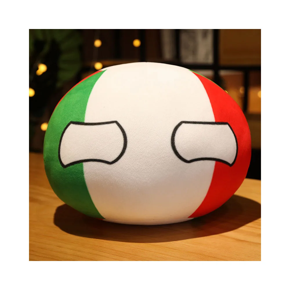 2026 Football World Country Themed Eco-Friendly Fashion Trend Unisex Cotton Polyester Plush Soccer Balls USA France UK Germany