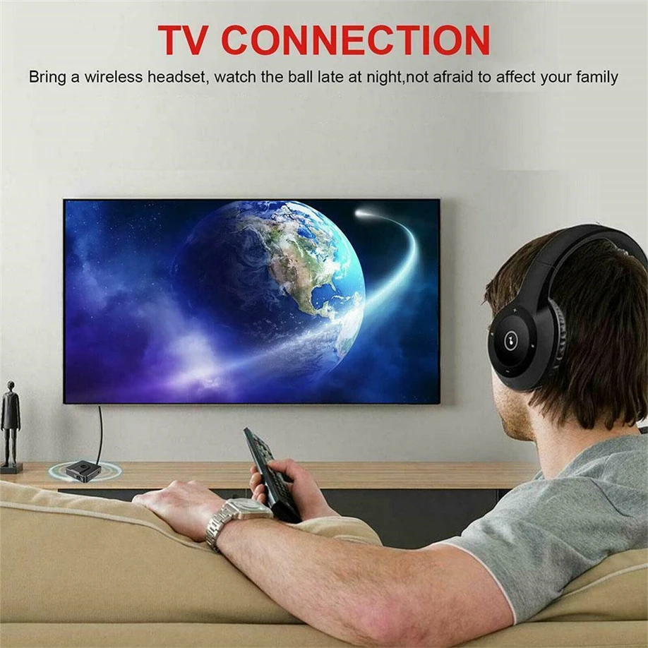 Achetez Émetteur de Récepteur Sans Fil WB2 2 Dans 1 Adaptateur Bluetooth  5.0 Avec Deux Antennes Pour la Tablette TV en Haut-parleur PC de Chine