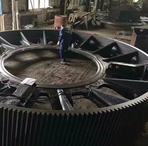 product cast steel shaft pinion and gear heavy duty big part for casting services-0