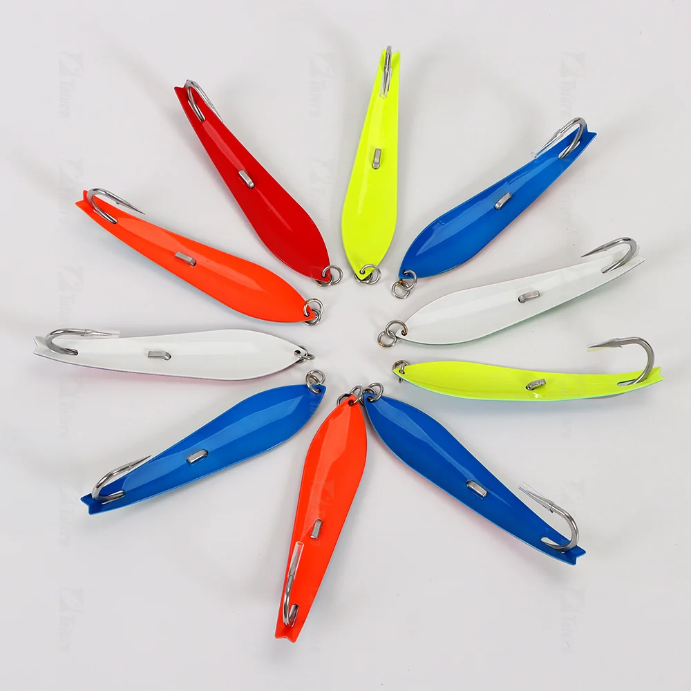 Trolling Spoon Drone OEM Spoon Scale Laser Stainless Steel Metal Spoon Lures Fishing Tackle