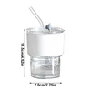 Transparent Cup + White Sleeve