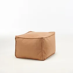 Customized Soft Memory Cotton Filling Ottoman Chair Cover Big Ottoman Bean Bag Sofa NO 2