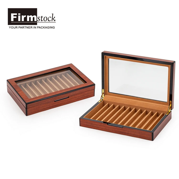 Display Case And Packaging Set Gift Box Luxury Presentation Storage Wood Pen Boxes