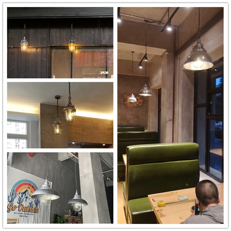 Железная деревенская ресторанная люстра американские ретро-светильники промышленная Подвесная лампа винтажный подвесной светильник Эдисона для бара