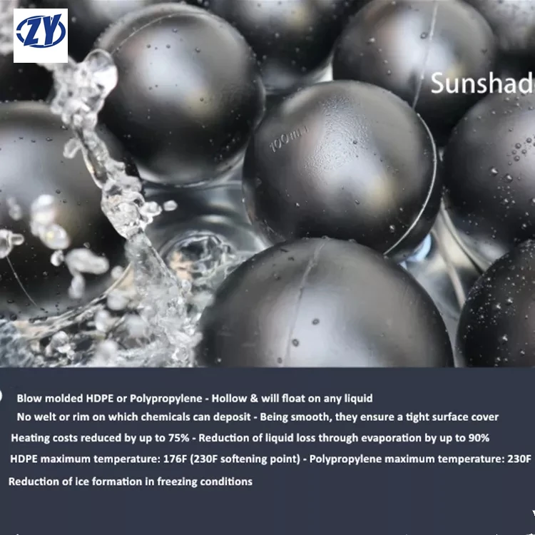 Uv Resistant Hdpe Floating Pond Shade Ball Bird Ball Cover Water Lake