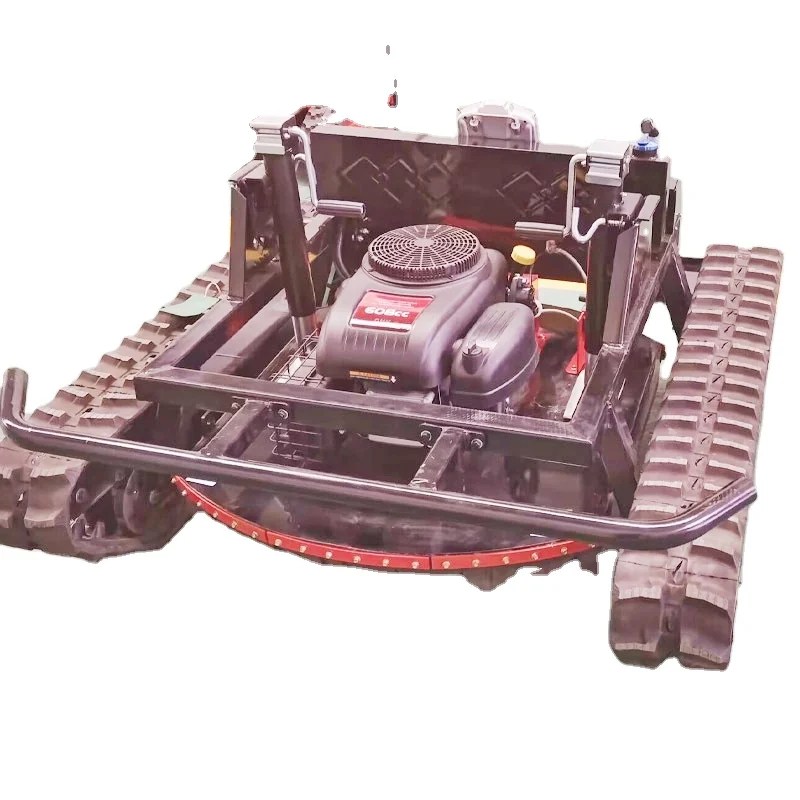 Intelligent Remote-controlled Gasoline Lawn Mower Tracked Lawn Mower Lawn Mowing Household Lithium Electric Weed Killer