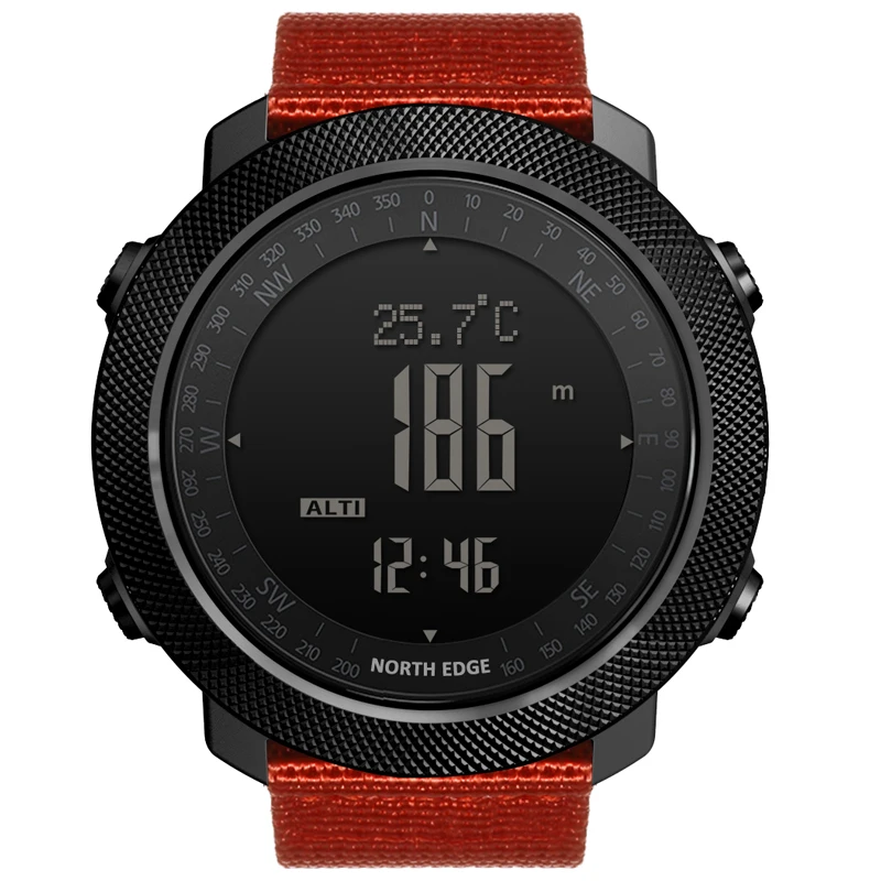 waterproof sport watch white sport watch led digital 50m