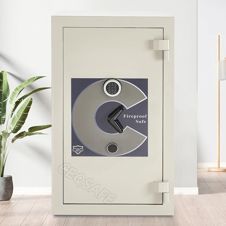 CEQSAFE Box Fire Resistant Outside Hinge Safety Storage Office Caja De Seguridad Fuertes Coffre Fort Home Fireproof Safe Boxes manufacture