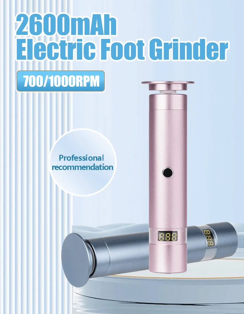 2600mAh electric foot grinder