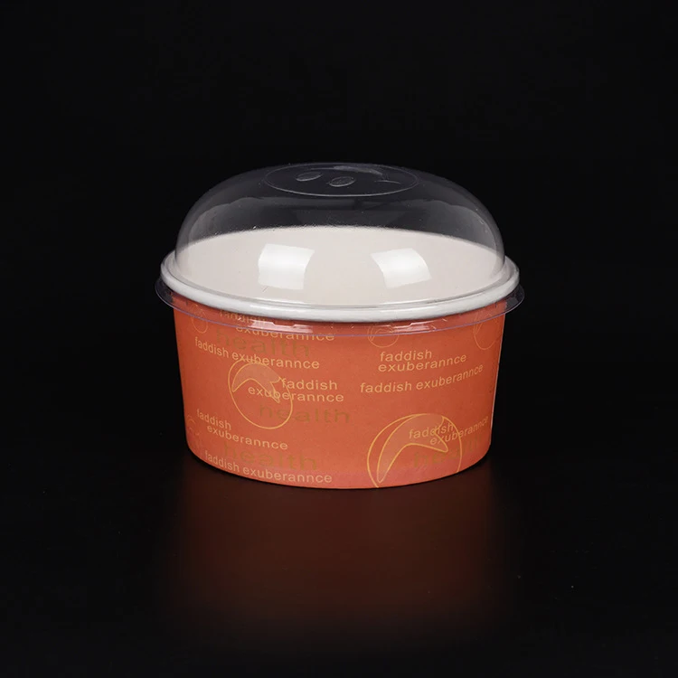 Eco Friendly Custom Printed Ice Cream Paper Cups With Lids - Buy Paper ...