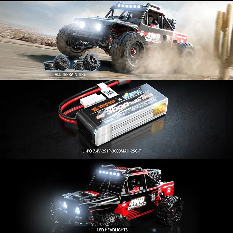 Mjx Hyper Go 14209 Electric Powered Rc Rock Crawler 1/14, 4x4 Off Road