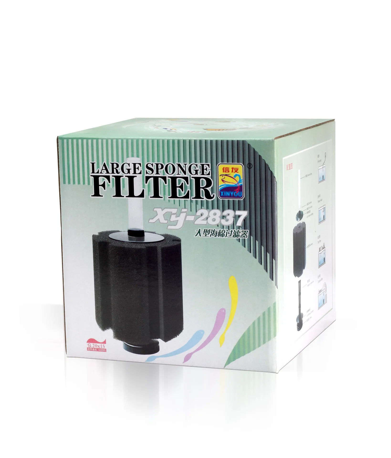 XY-2837/2838 Xinyou Big Sponge Filter for Aquarium Fish Tank