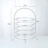 Five-tier multi-purpose rack (silver, trays not included)