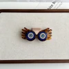 Wings and eyes, brown, 11*4.5cm