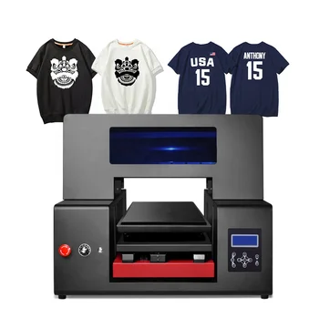 2Years Warranty Refinecolor A3 DTG Printer Direct To Garment Inkjet Printer Tee Shirt Printing Machine With 2pcs DX9 Head