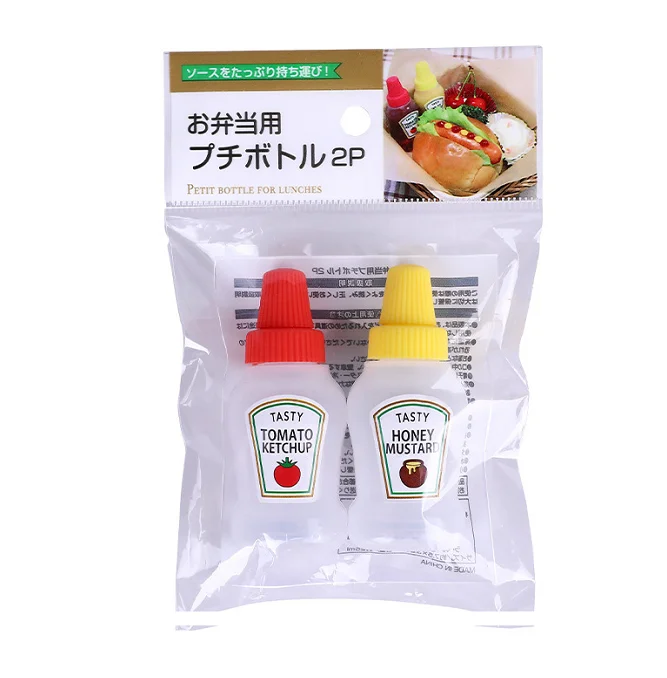 3pcs/set Mini Seasoning Sauce Bottle Small Containers Lovely