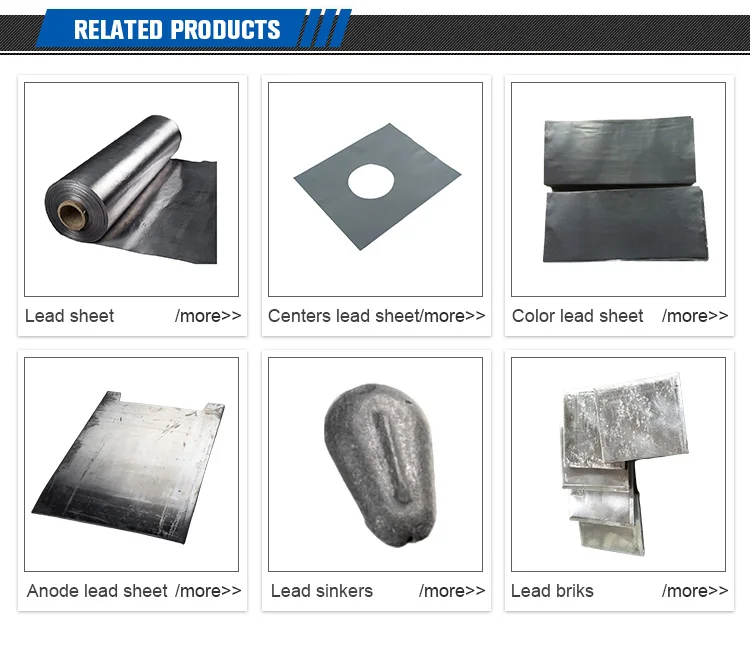 Solid Industrial Counterweight Lead Ingot Lead Brick Industrial