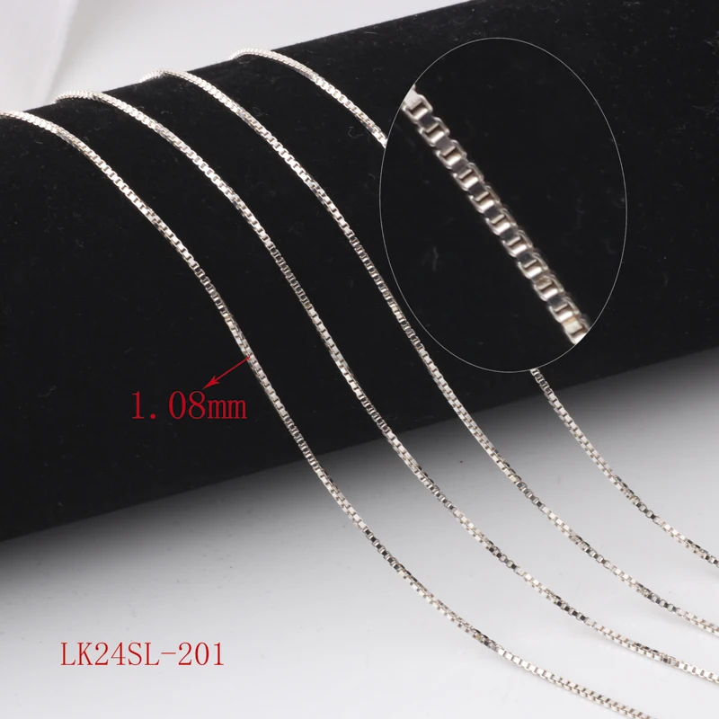 S925 Sterling Silver Jewelry Findings Components 0.9mm 1.08mm 2.4
