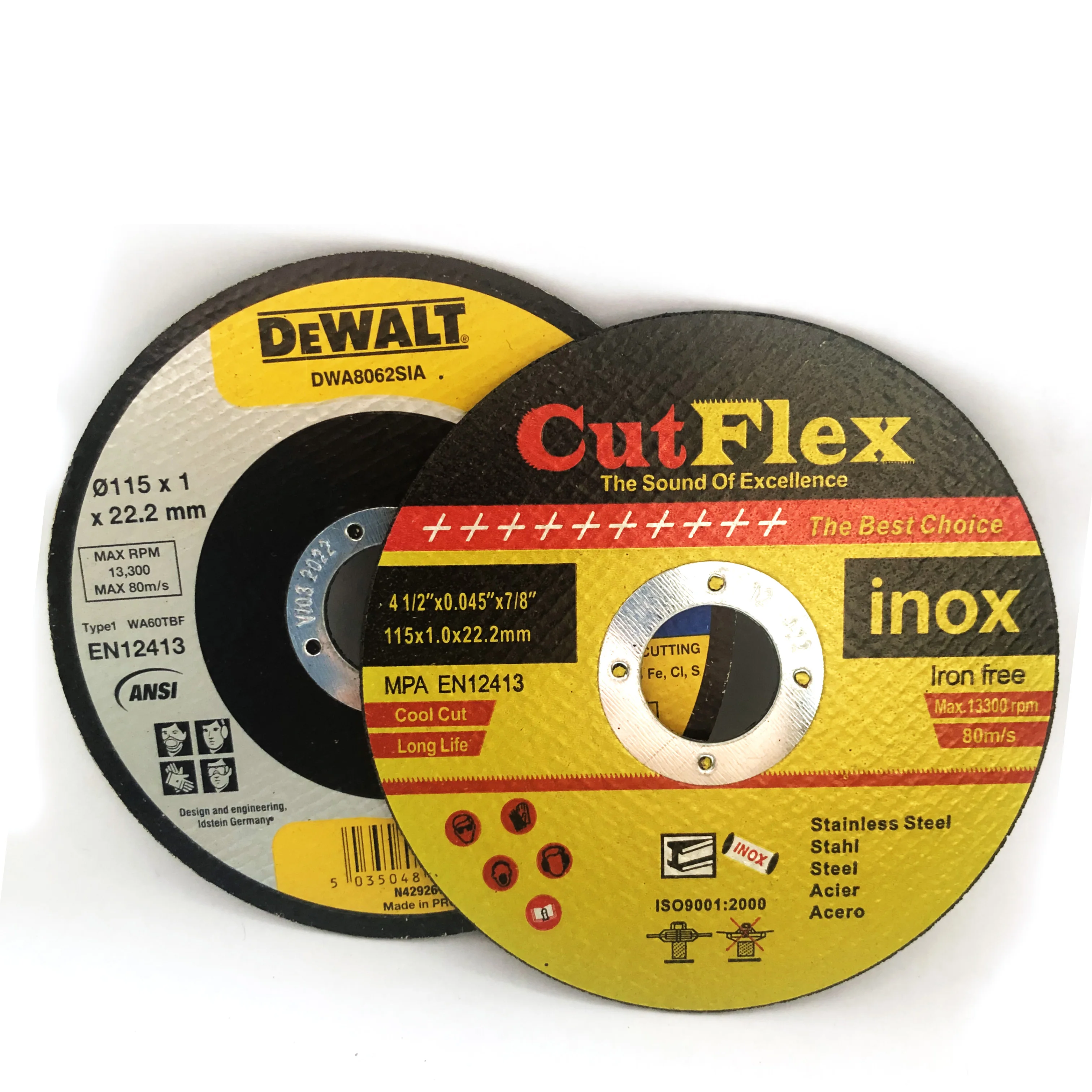 CutFlex All Size Available Professional Cutting Disc Angle Grinder Application