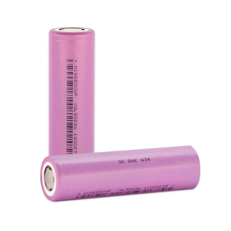 Bak N18650cnp Genuine 18650 Battery 2500mah 30a Li-ion Cell Flashlight 