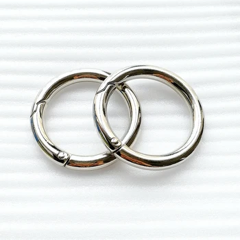 Routine Daily Style Hanging Nickel Color Metal Adjustable Rings for Handbag Backpack Fittings