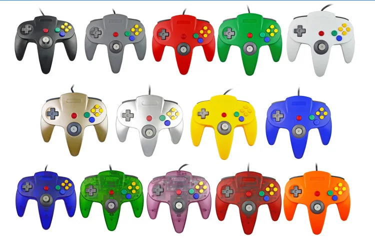 all nintendo 64 controller colors