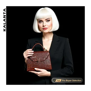 KALANTA Office Chic Purse Elegant Luxury Wholesale Lock Chic Square Open Messenger Daily Online Money Print