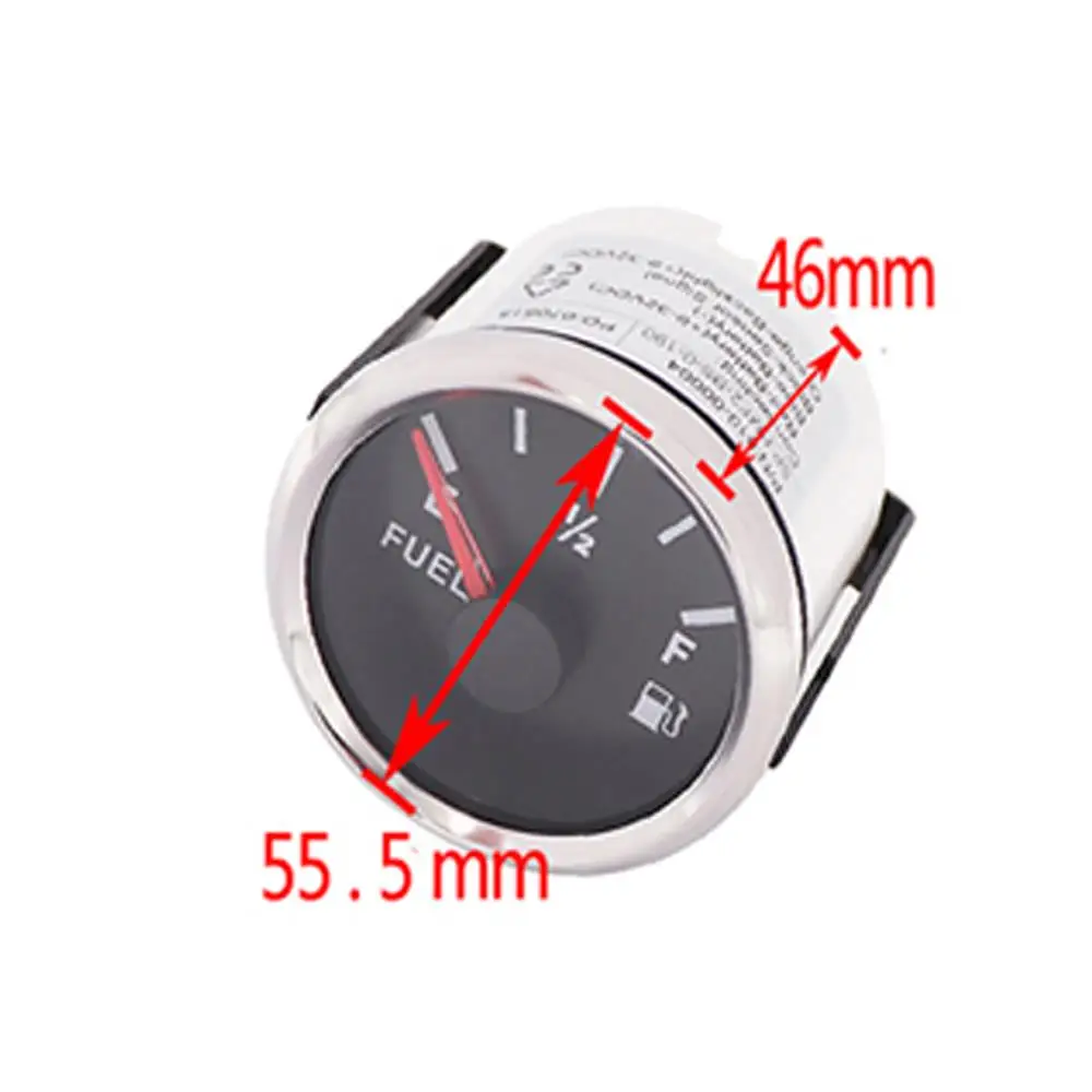 Jauge De Carburant LED 52mm - 0-190 Ohm Pour Voiture, Bateau & Machines