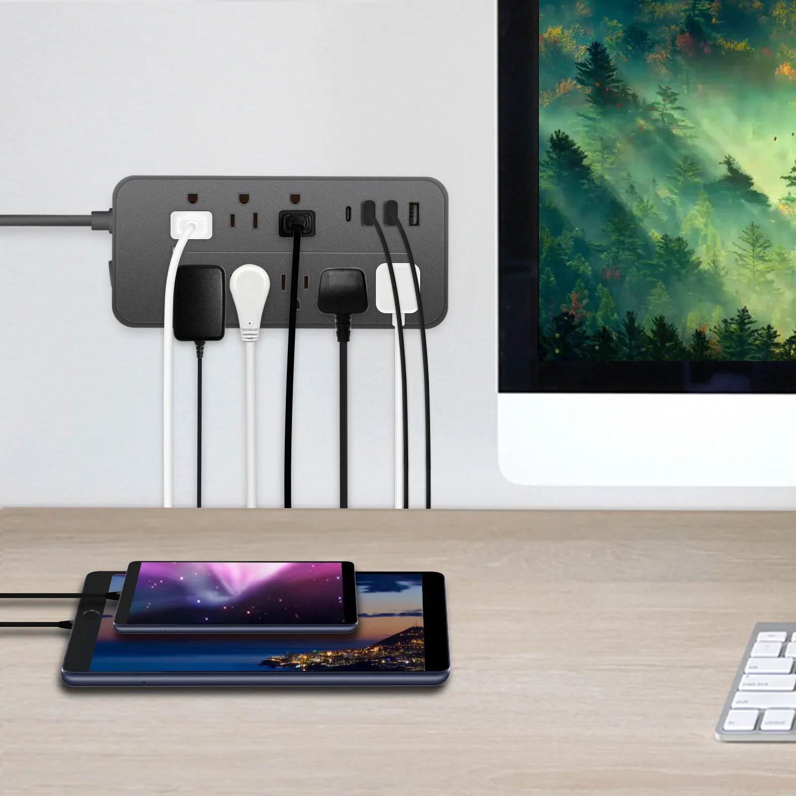 Safe and Efficient USB Plug Socket Wiring - US Extension Socket