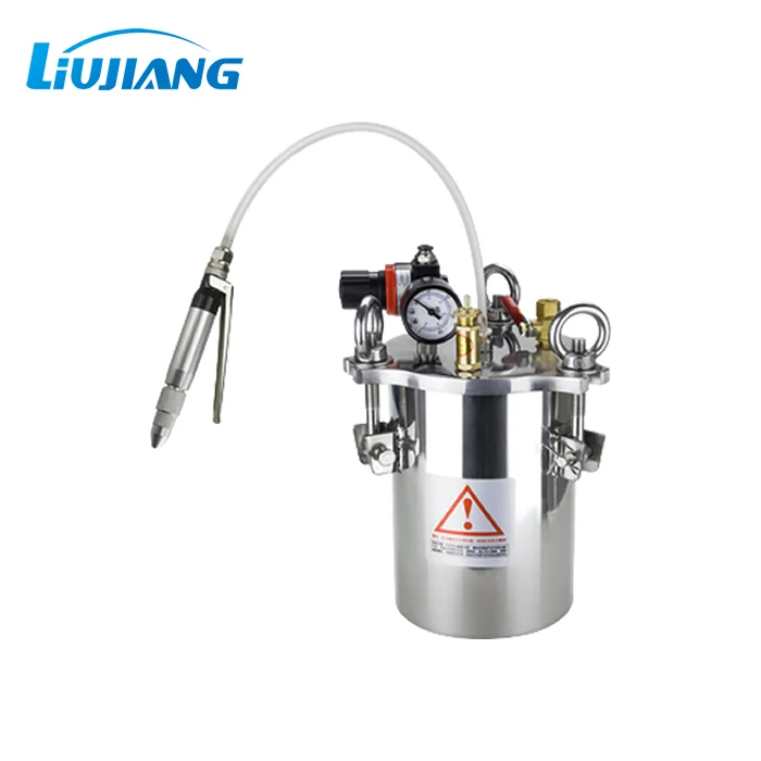 Liujiang 10L High Quality and Durable Stainless Steel Glue Gun Pressure Barrel Is Used in Many Fields