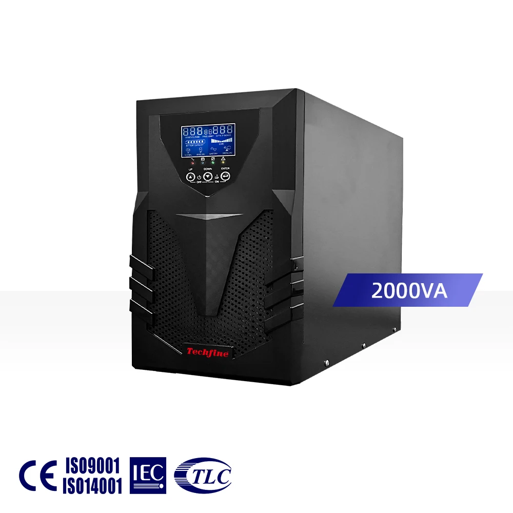 High Quality Smart Power UPS Sine Wave Home Rechargeable Online UPS 48V 2KVA 2000W