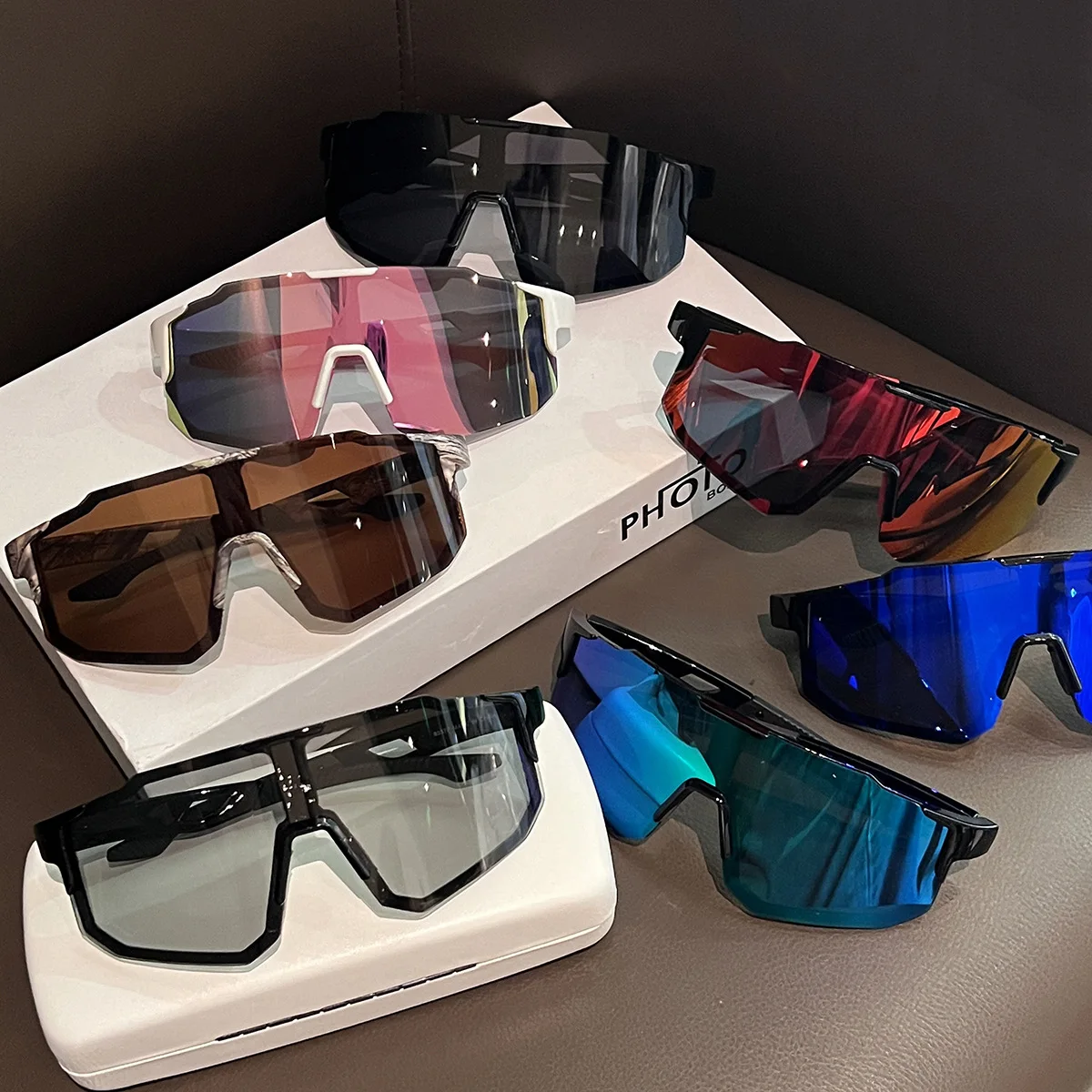 DUBERY 2025 Unisex Polarized Sunglasses High Quality Black Plastic Oversized Shades for aperçu 2