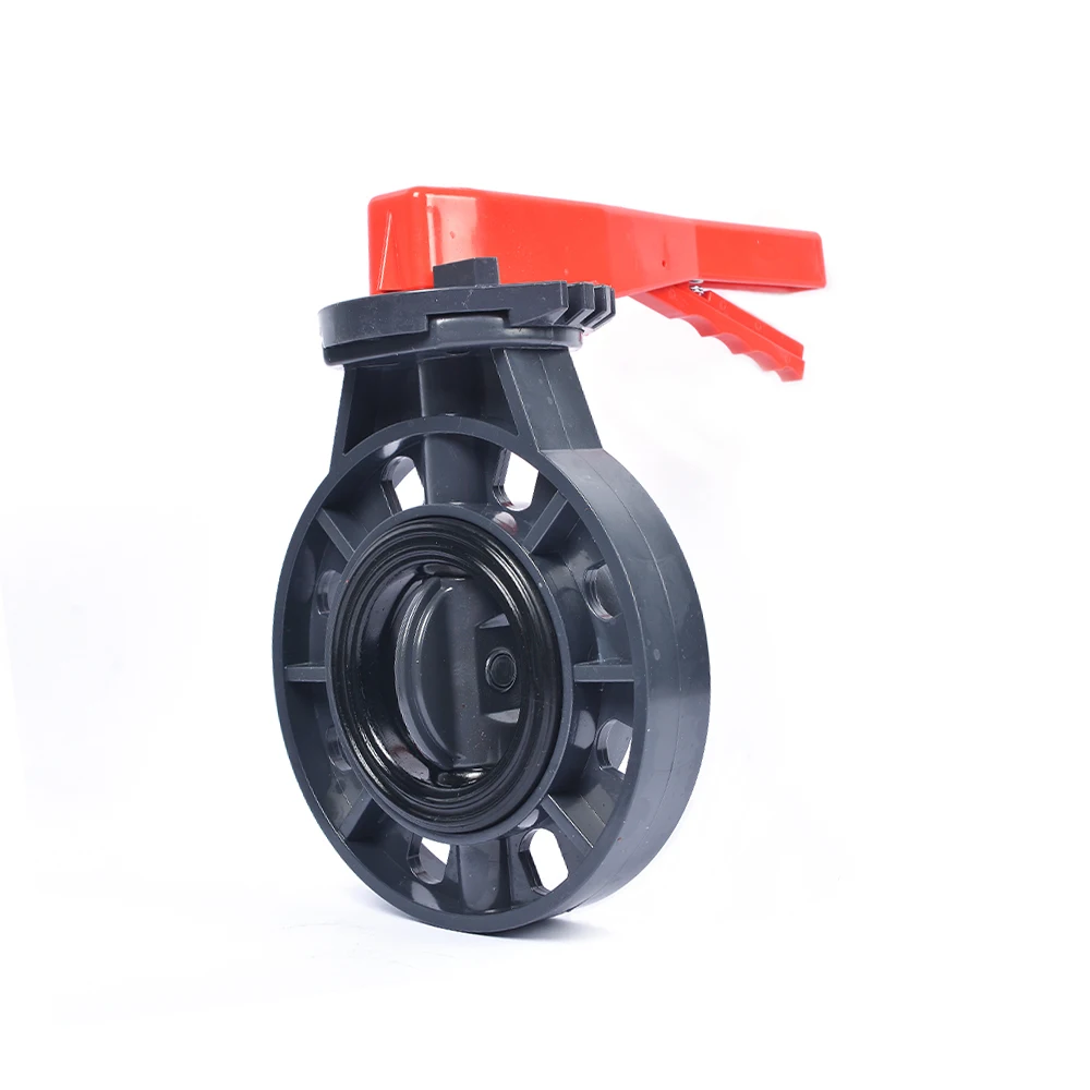 OEM Custom Wholesale Industrial UPVC Series Anti-corrosion Plastic Butterfly Valve price