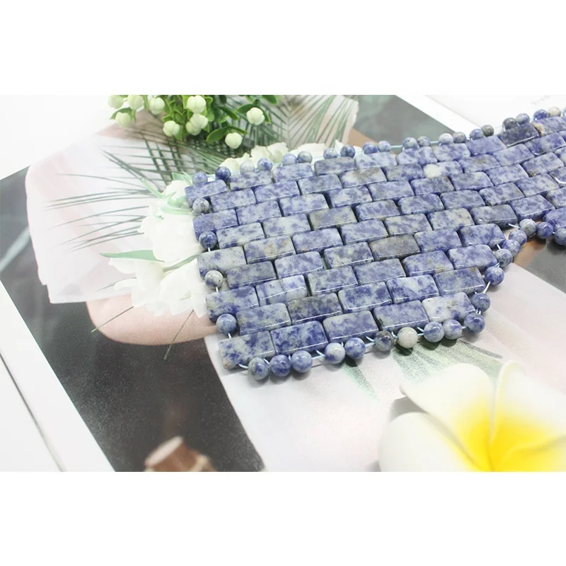 Other Beauty Face Care Cooling Blue Sodalite Crystal Sodalite Eyes Mask Stone Wholesale Jade Eye Mask Blue Eye Mask