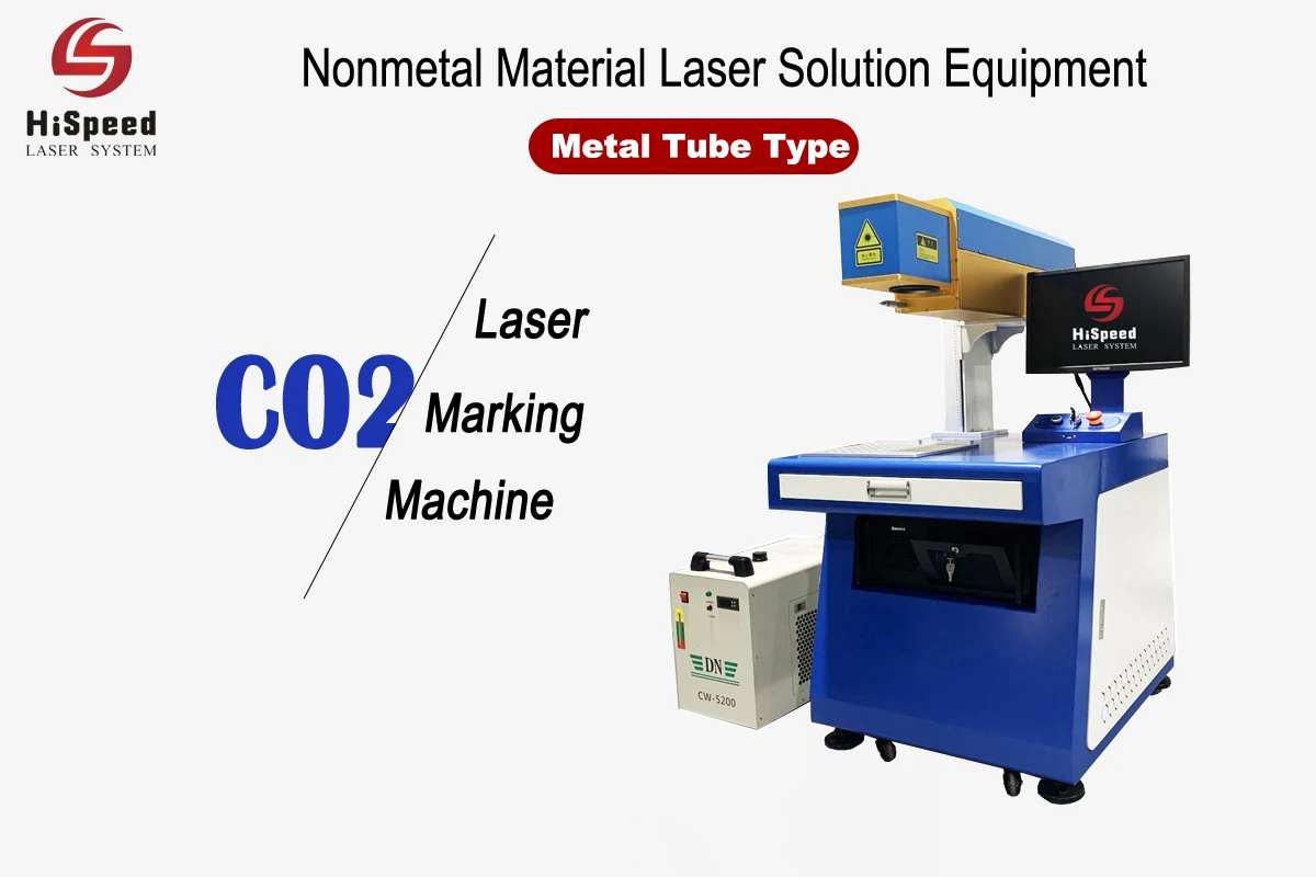 3axis Co2 Laser Marker 60w With Rf Laser Metal Tube For Wood Acrylic