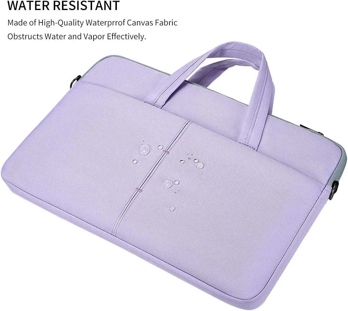 Protective Bag for 16 17 inch Laptops Waterproof Sleeve for Macbook Pro16 inch with Shoulder Straps Carrying Handbags details