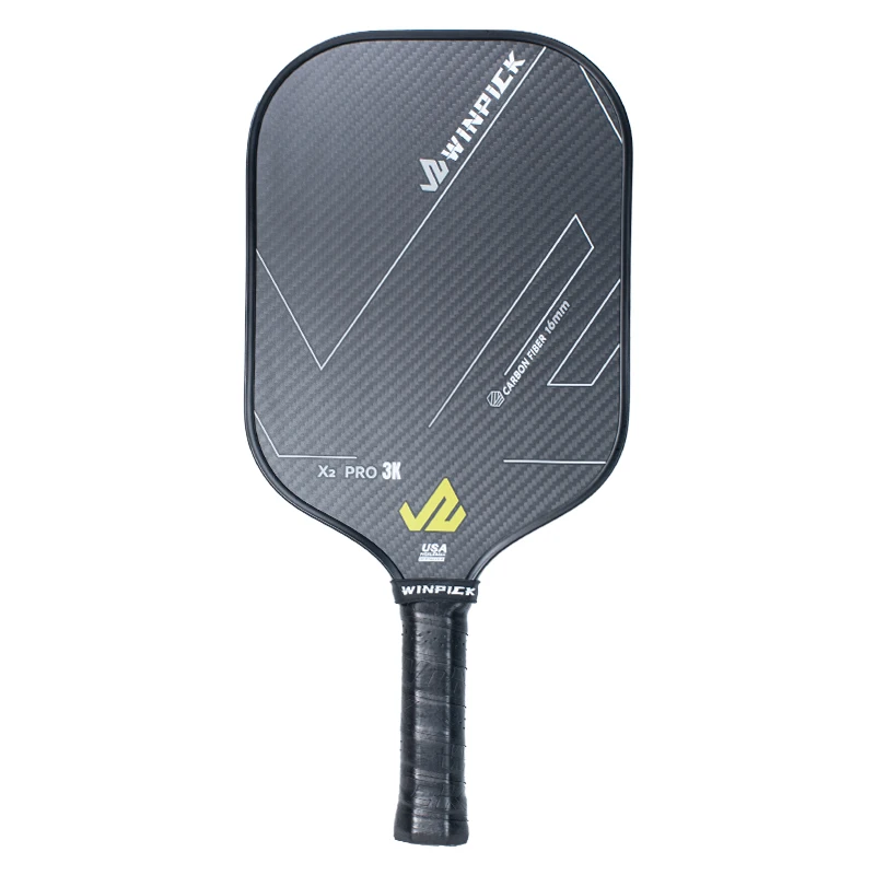 3k Carbon Pickleball Paddles 2024 Hot Gradient Color Raw Carbon T700 