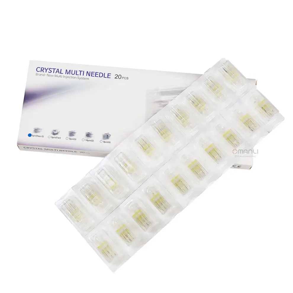Crystal 5 Pin Multi Needle for Hyaluronic Acid Solution Serum Mesotherapy Injection