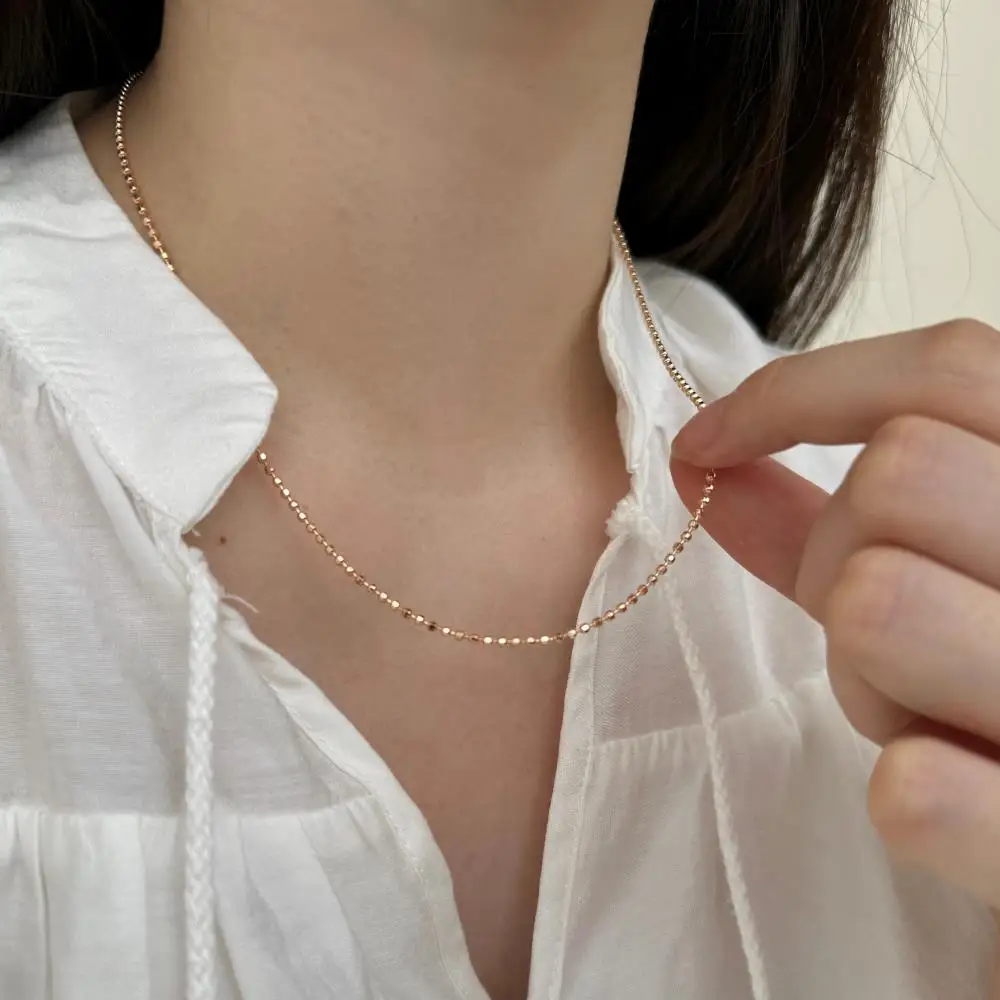 KAKODIY Casual Women's Fashion Boutique Jewelry Bead Chain 925 Sterling Silver Necklace detail 6