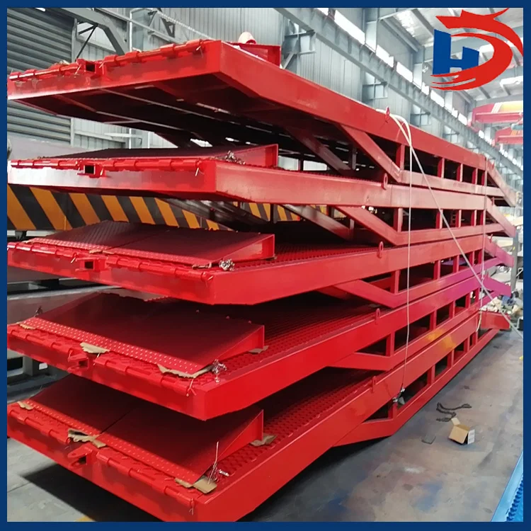 Dcqy-10 Portable Hydraulic Container Loading Ramp/container Unloading ...
