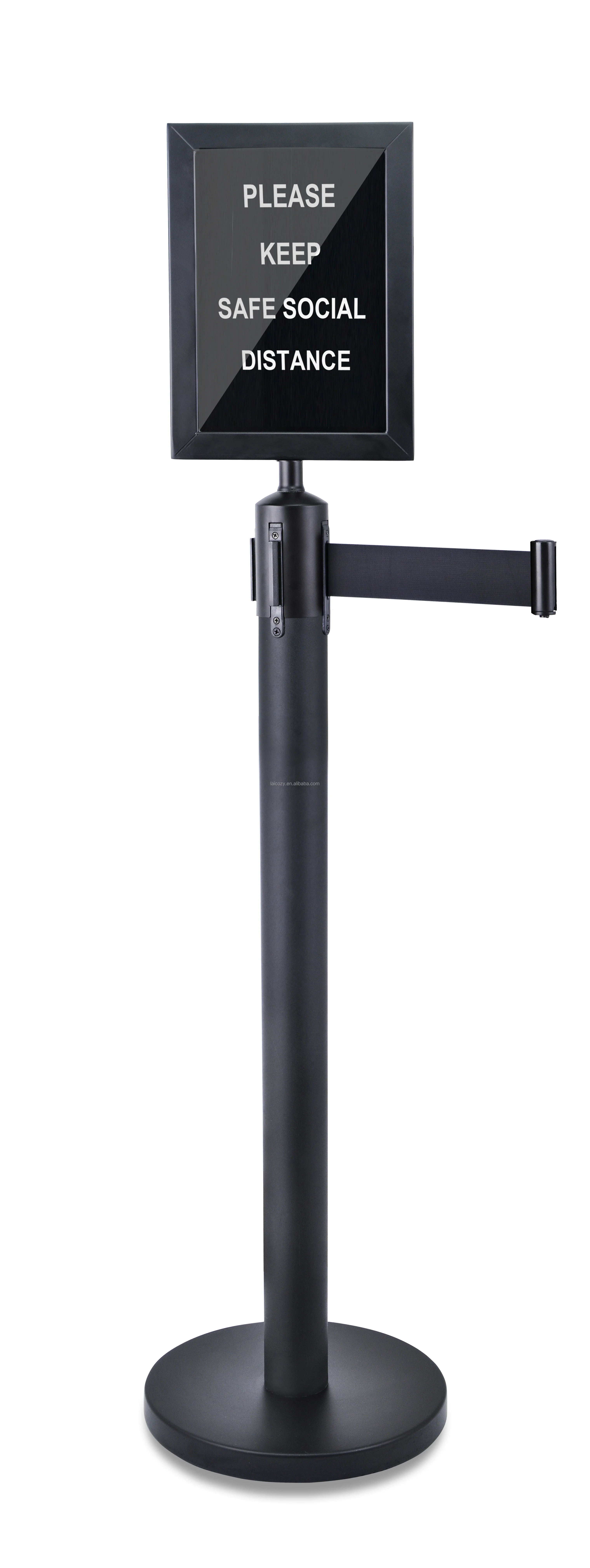 Hotel Equipment Retractable Queue Post Queue Stanchion Poles Q Manager