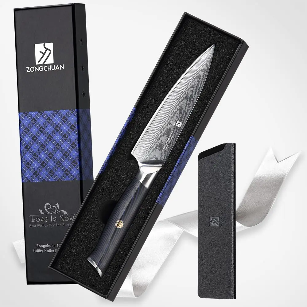 High Quality Non-Stick Cooking Utility Knife Super Sharp Kitchen Utility Knife With Antislip Handle