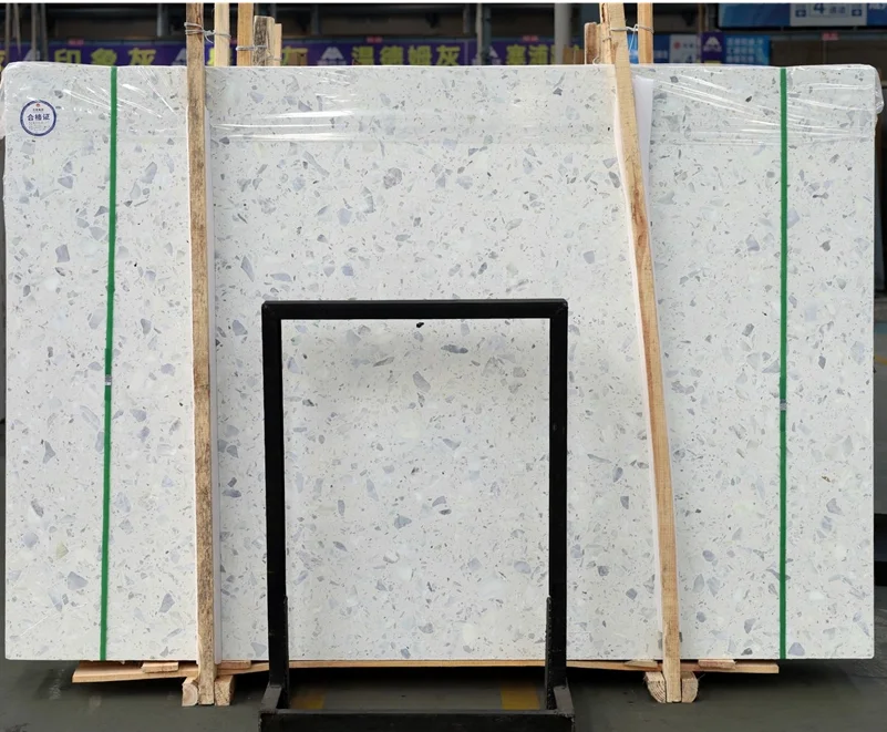 product ydstone pearl white cut to size  artificial marble tiles for exterior interior decoration balcony266-10