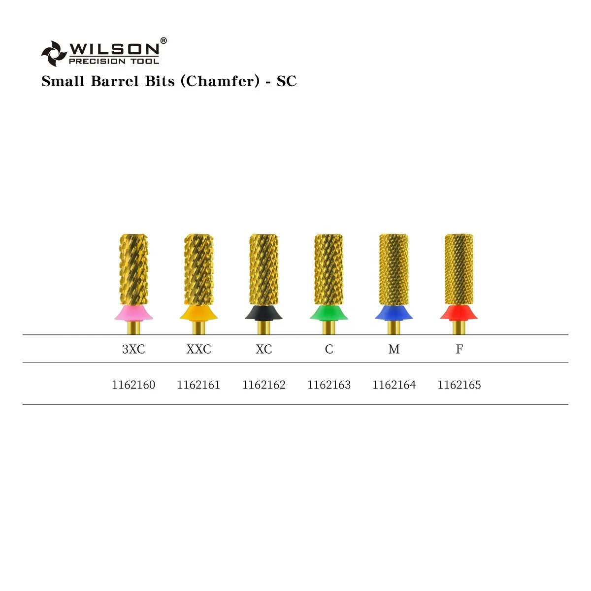 5,35 мм маленькие бочковые Биты (фасок)-SC Оловянное покрытие, портативные биты для маникюрного салона, все в 1, прочный стоматологический Бур