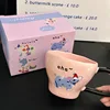 Gli animali sono rosa vivace.