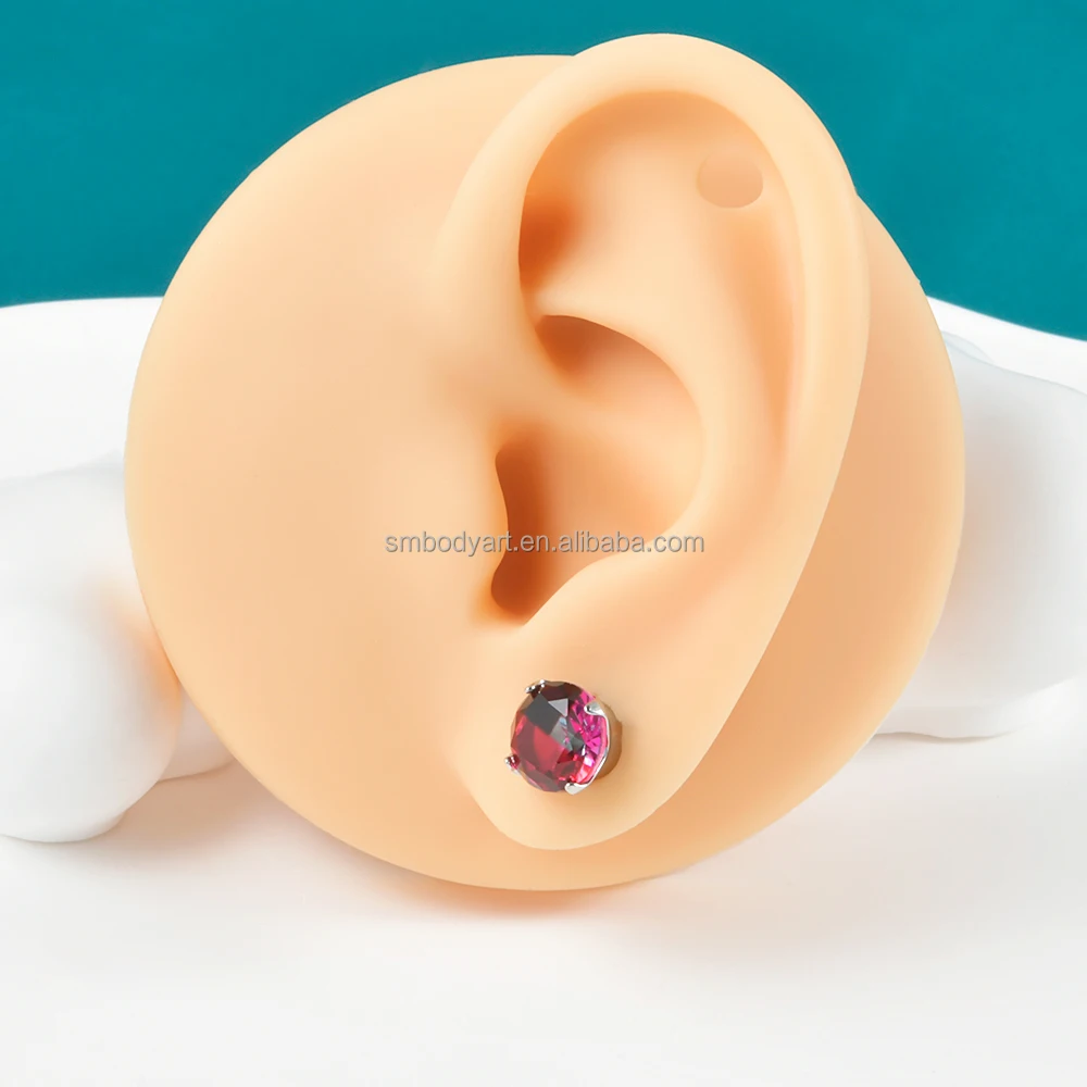 Stainless Steel 6mm16mm Rainbow Screwtunnel Plug Ear Gauges Double