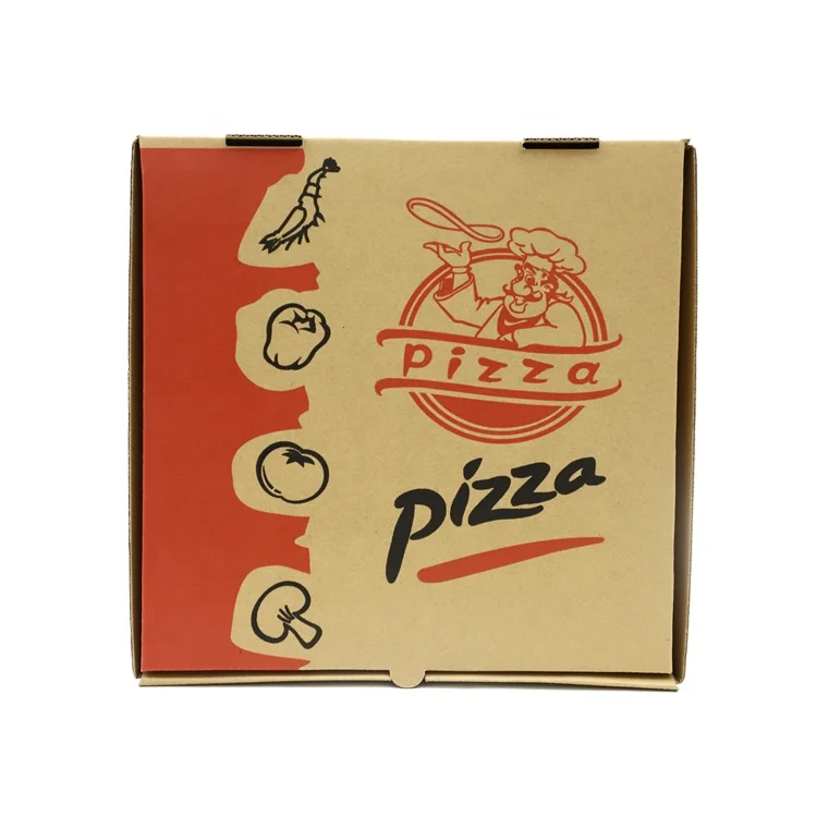 GreenBox 14 x 14 x 1 3/4 Corrugated Recycled Pizza Box with