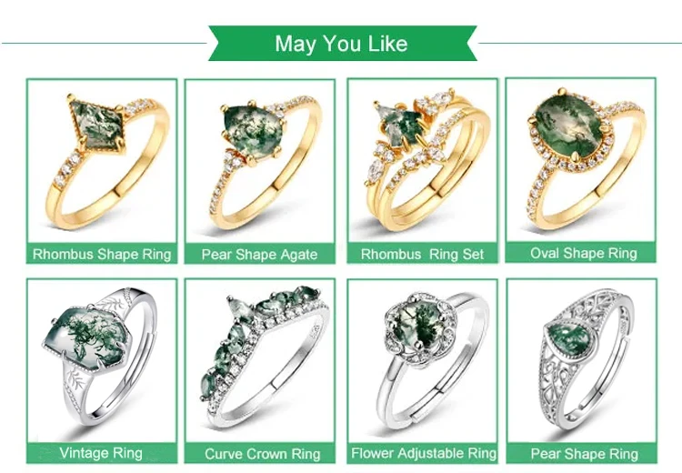 モスアゲートリング モスアゲートリング 5.27ct | Atelier Ozaki